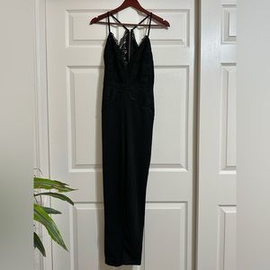 Black Dressy Lace jumpsuit